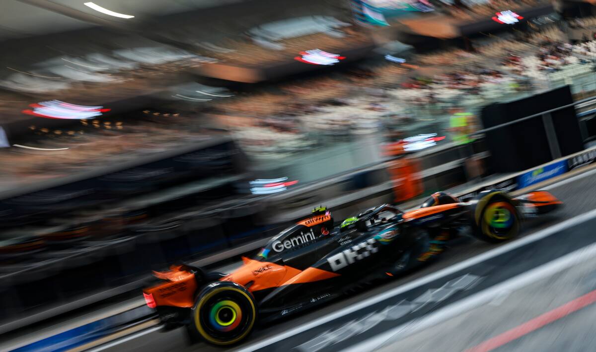 El piloto británico Lando Norris fue el campeón de la Fórmula 1 en 2025. //Foto, EFE: ALI HAIDER