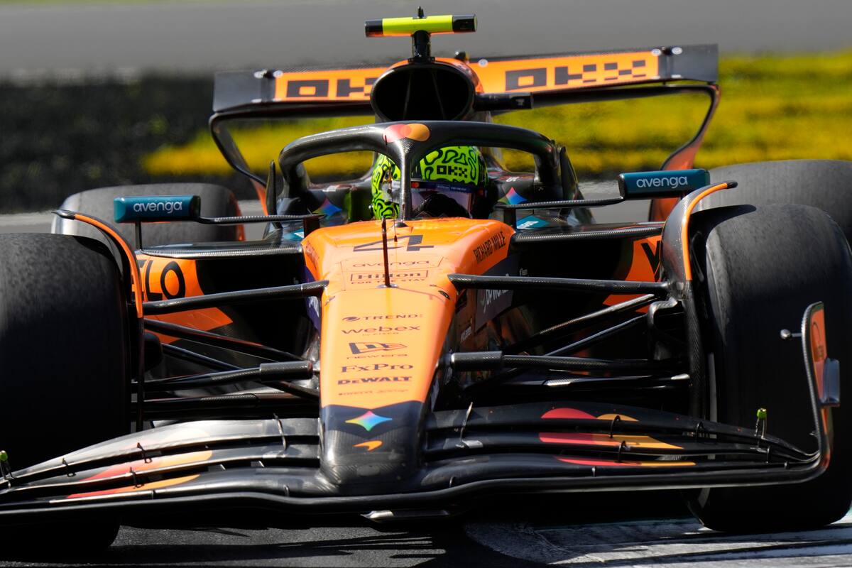 Lando Norris, el más rápido del último entrenamiento en el GP de Italia