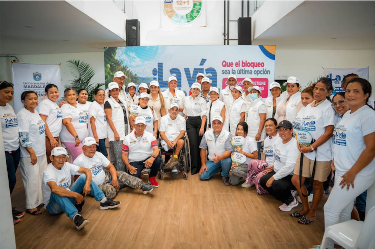 Según la Gobernación del Magdalena, el piloto de la plataforma ‘La Vía es de Todos’, comienza en los municipios de Ciénaga, Puebloviejo y Sitionuevo.//Cortesía ODCGDM.