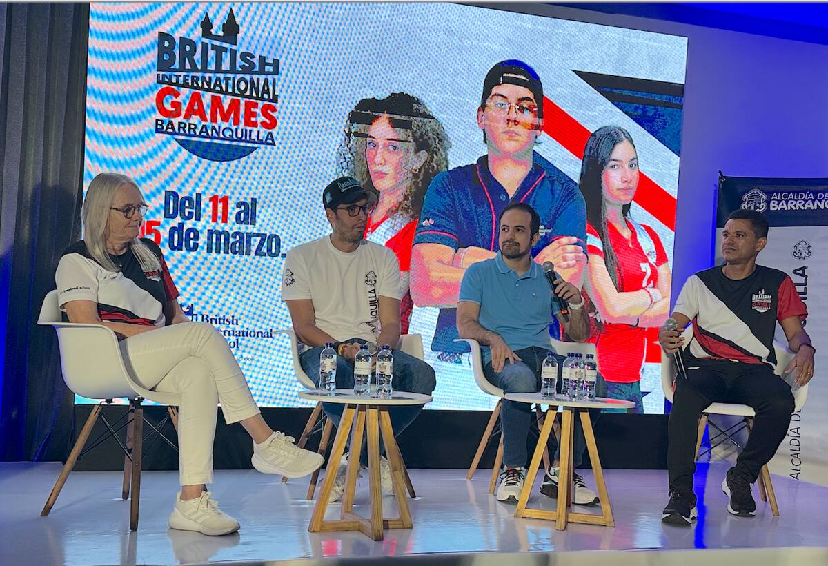 Lanzamiento de los Big Games que van desde el 11 hasta el 15 de marzo de 2025 y que organiza el British International School de Barranquilla.//El Universal.