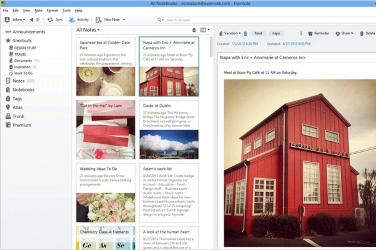 Evernote 5, la nueva actualización para Windows