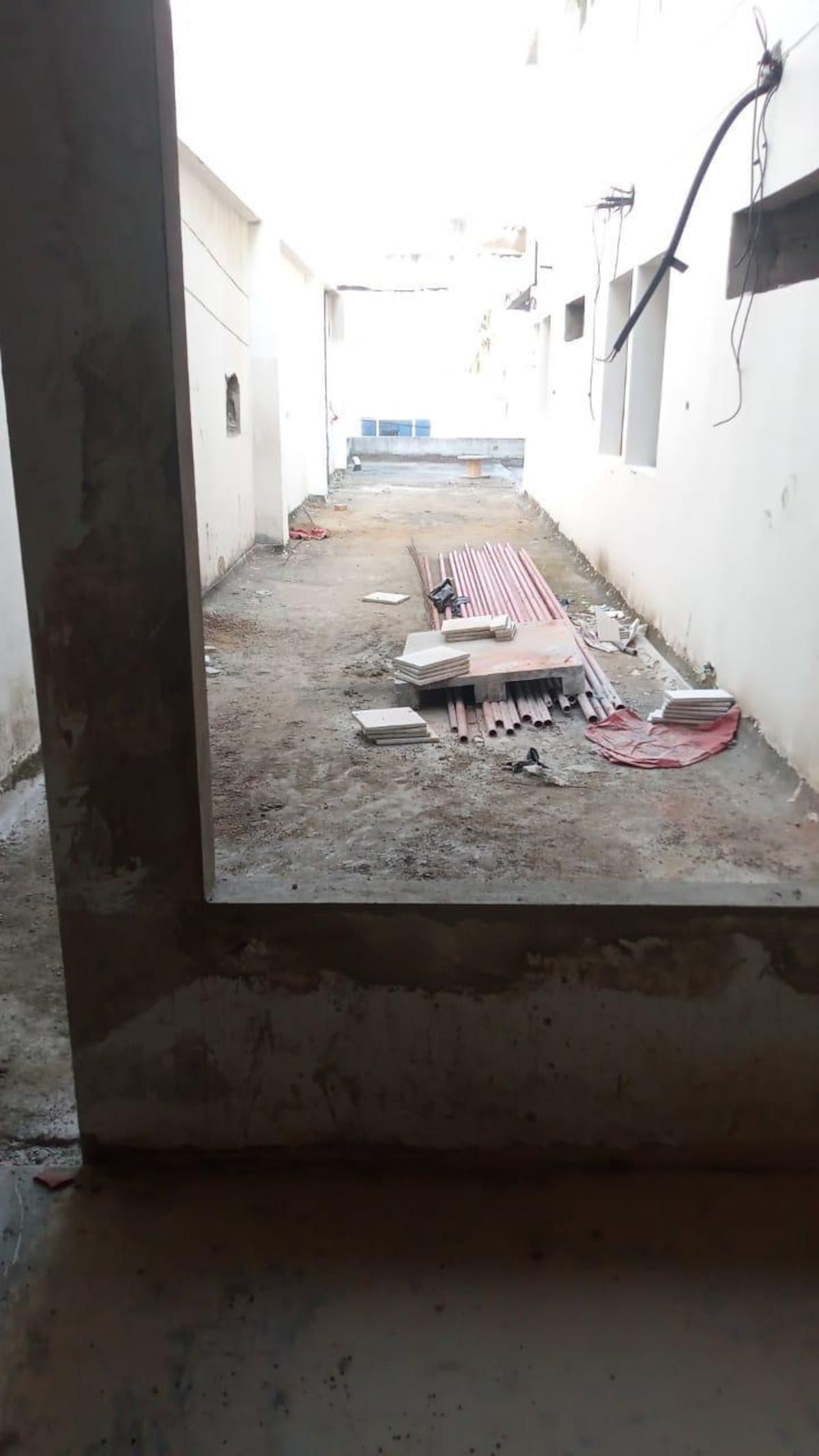 Las obras en el Hospital de Canapote. // Foto: cortesía Alcaldía de Cartagena
