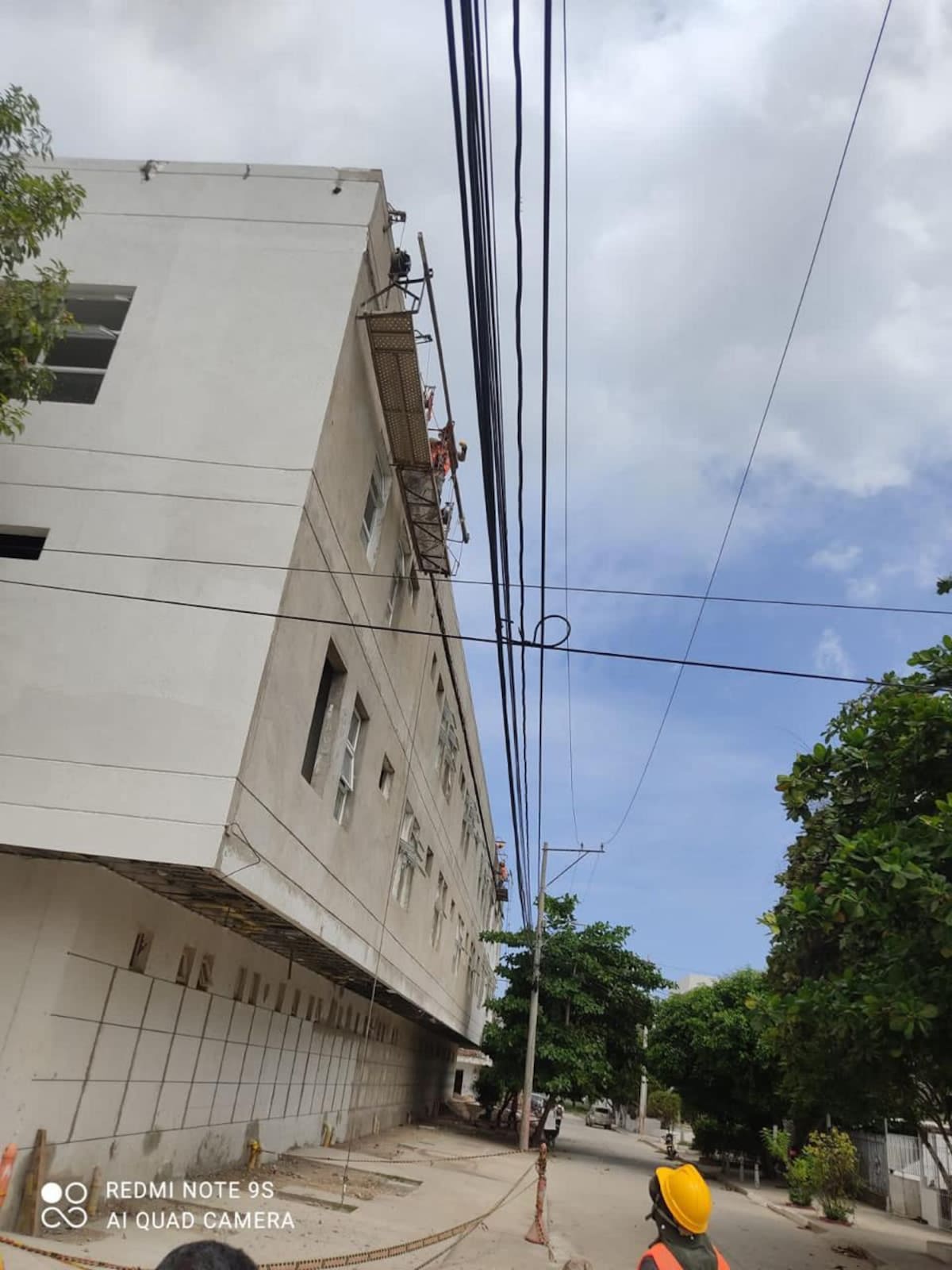 Las obras en el Hospital de Canapote. // Foto: cortesía Alcaldía de Cartagena