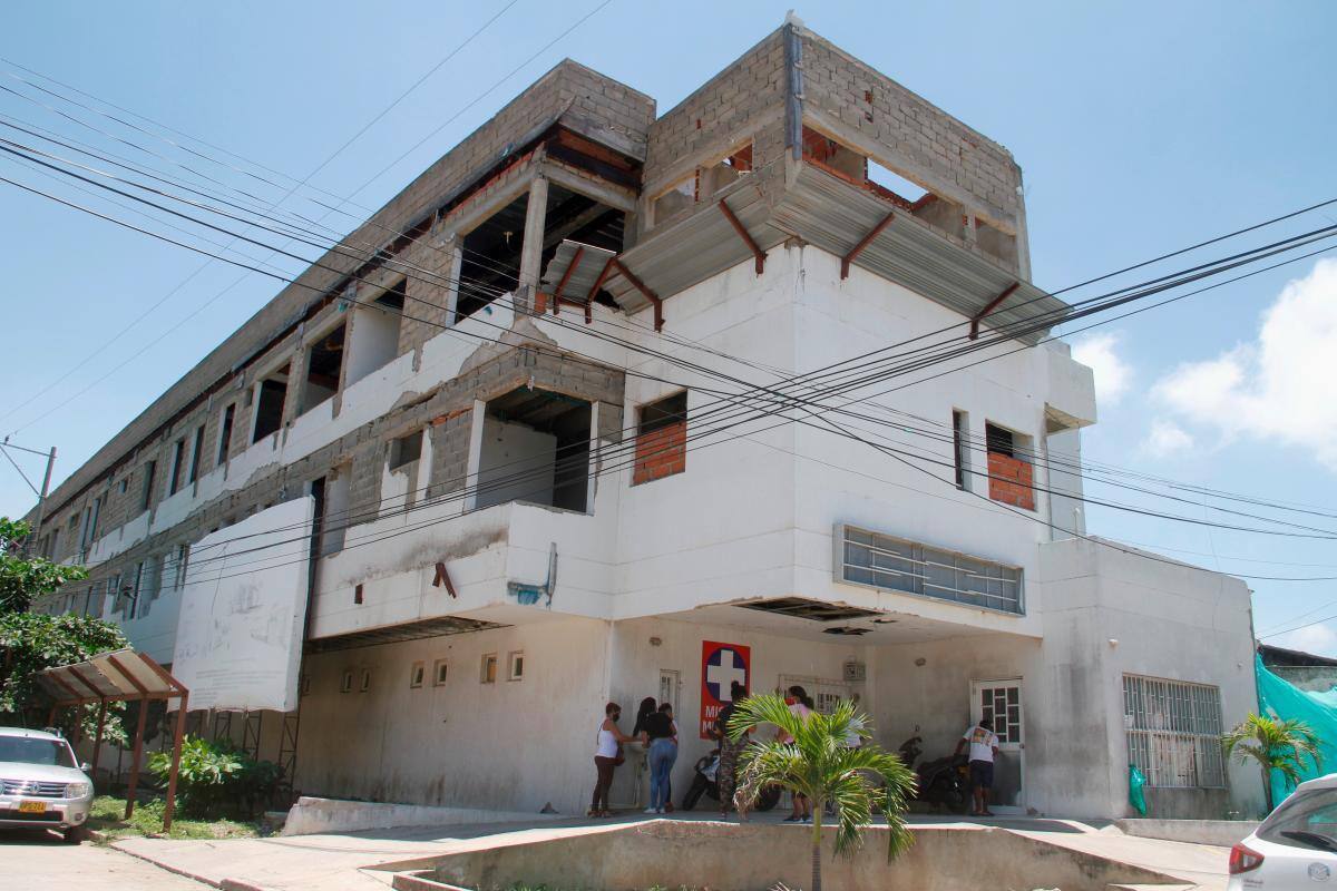 Las obras en el Hospital de Canapote. // Foto: cortesía Alcaldía de Cartagena