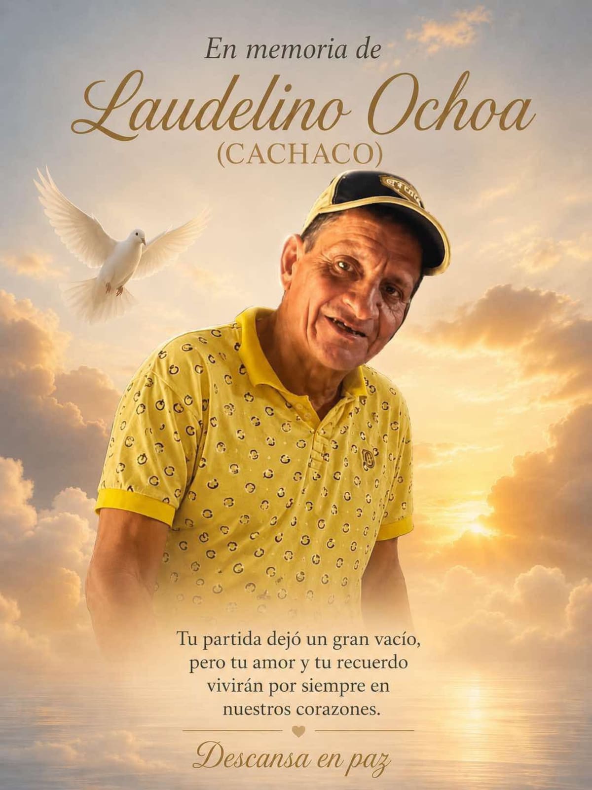 Laudelino Ochoa, hombre asesinado por su sobrino.