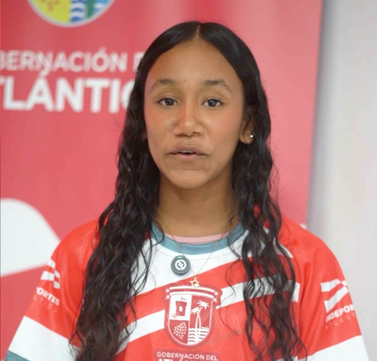 Laura Alcalá, competirá en los 400 metros velocidad de los Juegos Suramericanos de la Juventud Panamá 2026.//Cortesía Gobernación del Atlántico.