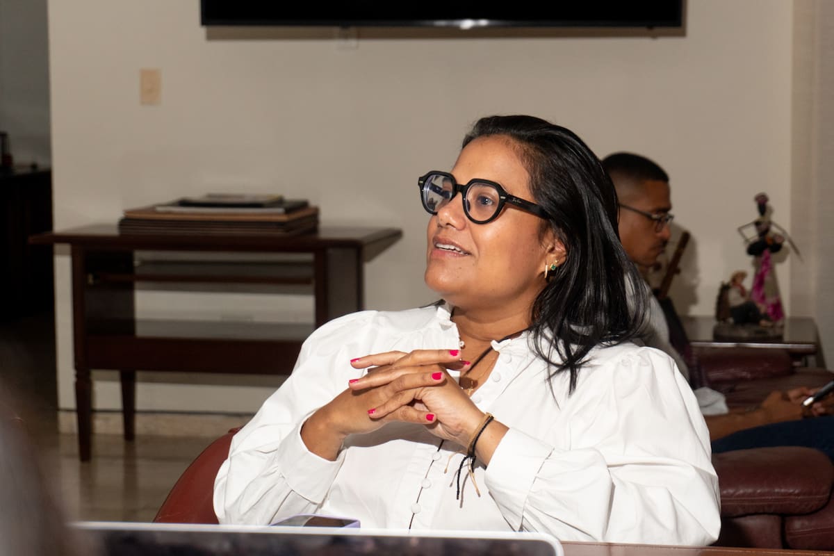La secretaria de Infraestructura, Laura Melissa Vitola Cuadro. //El Universal - Diego Fierro.