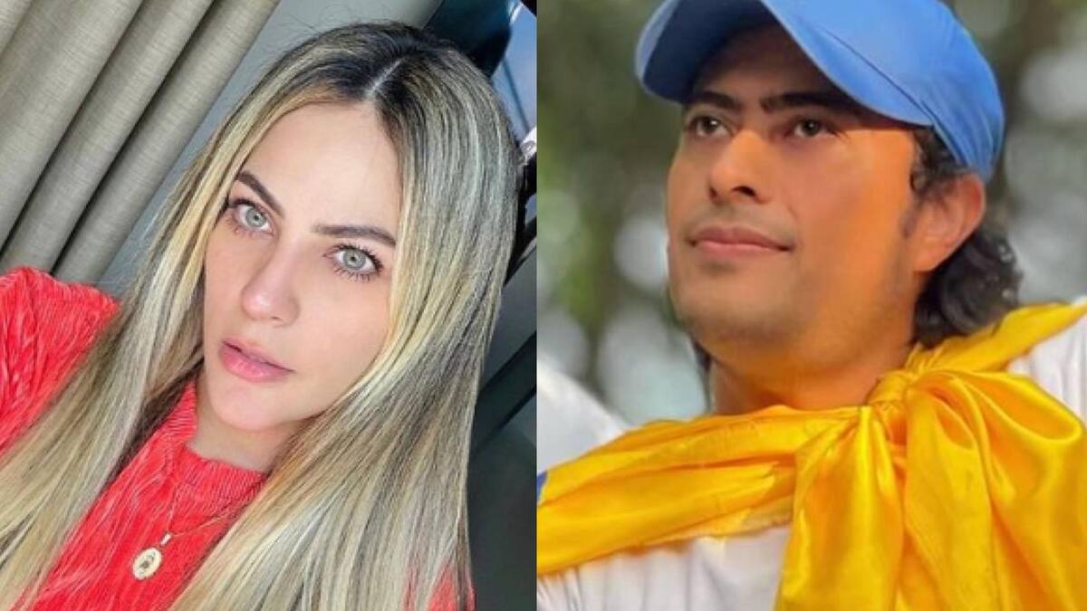 Laura Ojeda, junto a su esposo Nicolás Petro, hijo del presidente de la República, Gustavo Petro.