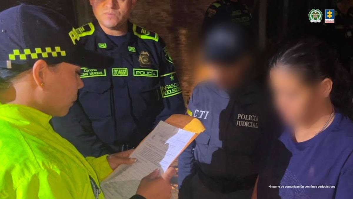 Laura Valentina López, capturada por la muerte de su bebé de seis meses. // Foto: Fiscalía General
