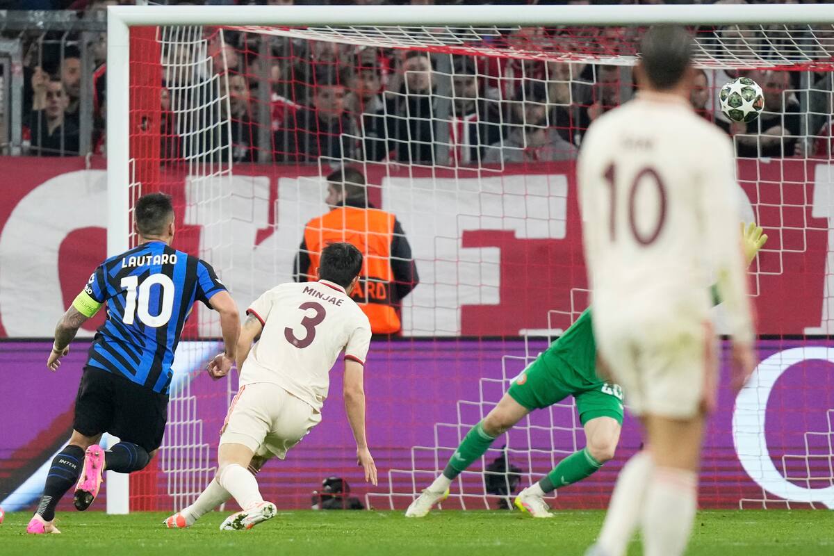 Inter se llevó el partido de ida en una de las llaves más parejas de cuartos de final. //AP