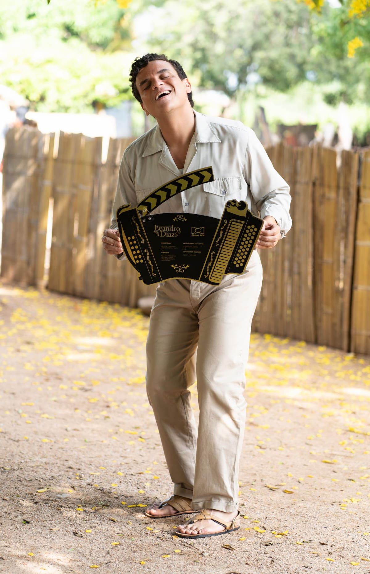 Silvestre Dangond cuando interpretó a Leandro Díaz. //Foto: cortesía.