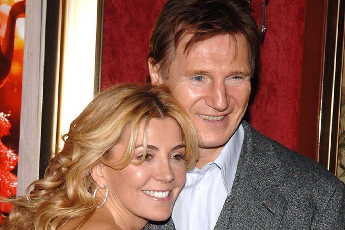 Liam Neeson y su esposa, la actriz Natasha Richardson. //Foto: archivo.