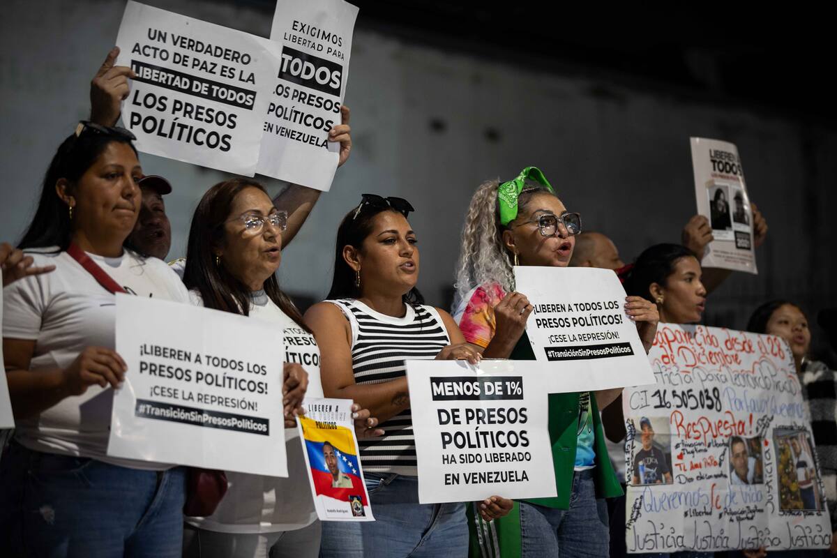 Régimen dilata la liberación de presos políticos en Venezuela