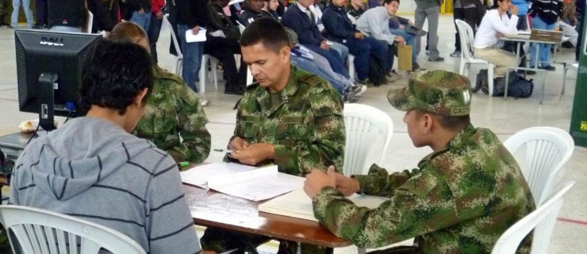 Libreta militar en Colombia 2026.