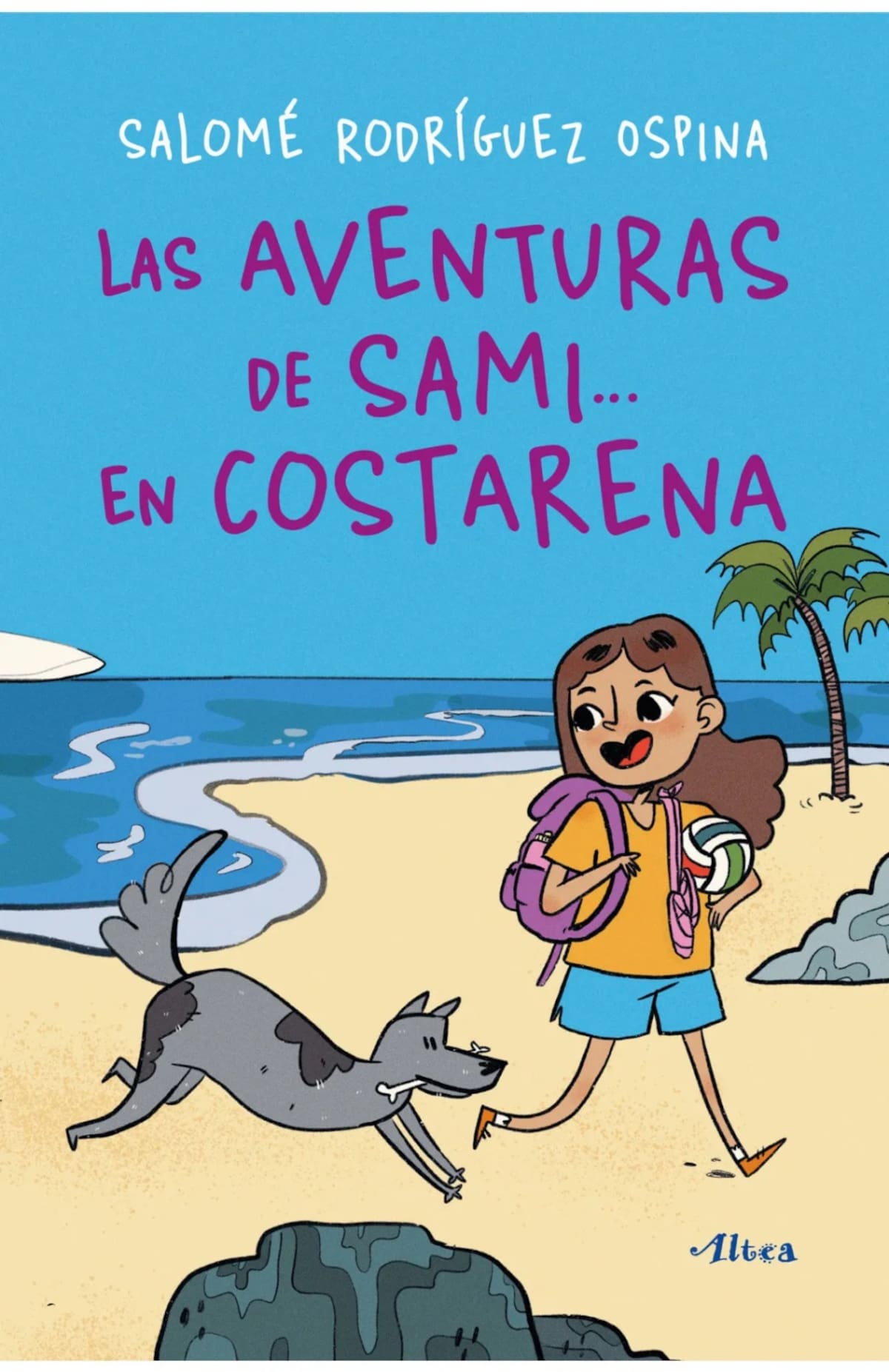 Hija de James Rodríguez debuta como escritora: Salomé presenta su libro “Las aventuras de Sami en Costarena”. // foto tomada de penguinlibros.com