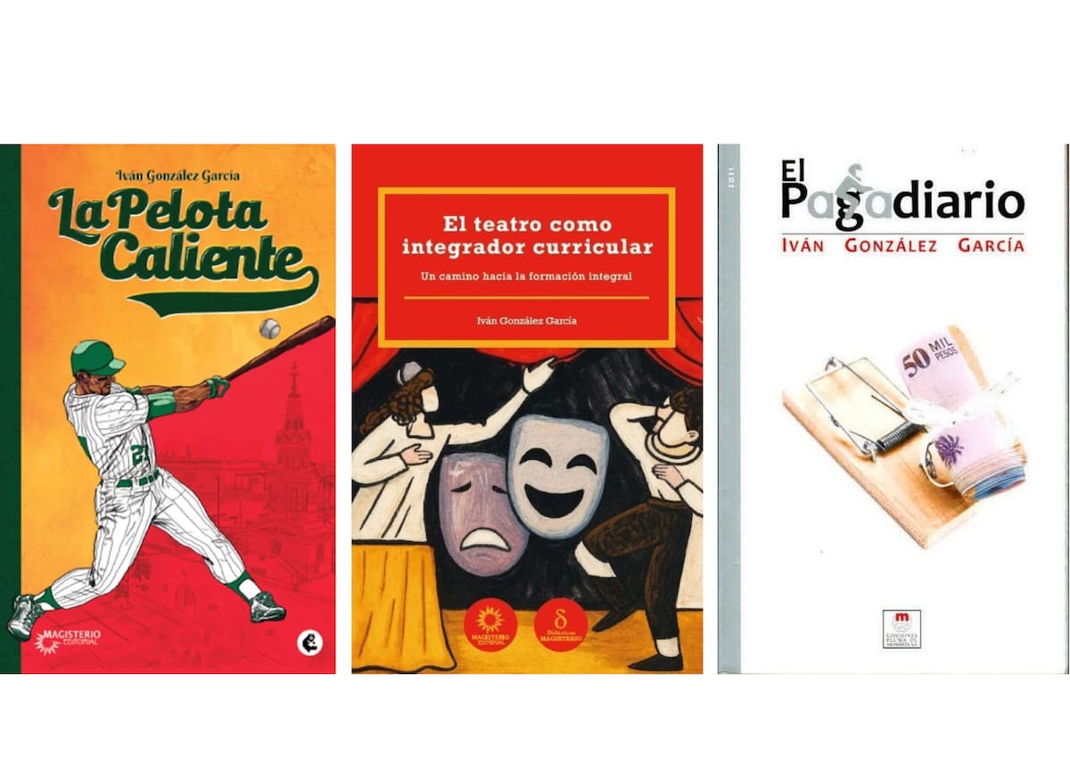 Libros de Iván González García. //Foto: Cortesía.