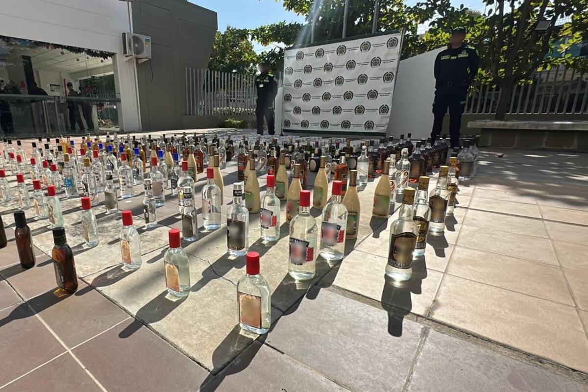 Incautan 350 botellas de licor en Cartagena y Turbaco en vísperas de Año Nuevo