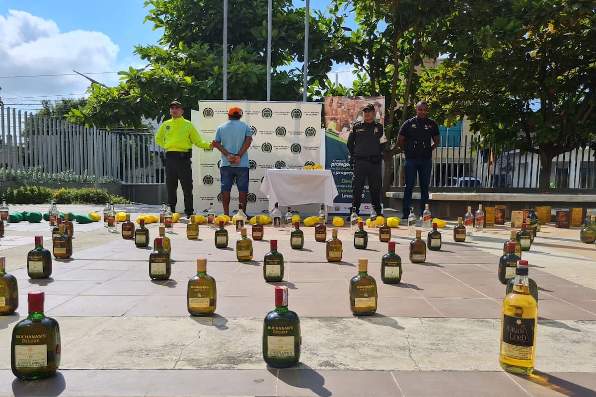 Desde el Centro hasta Los Alpes: millonaria incautación de licor ilegal