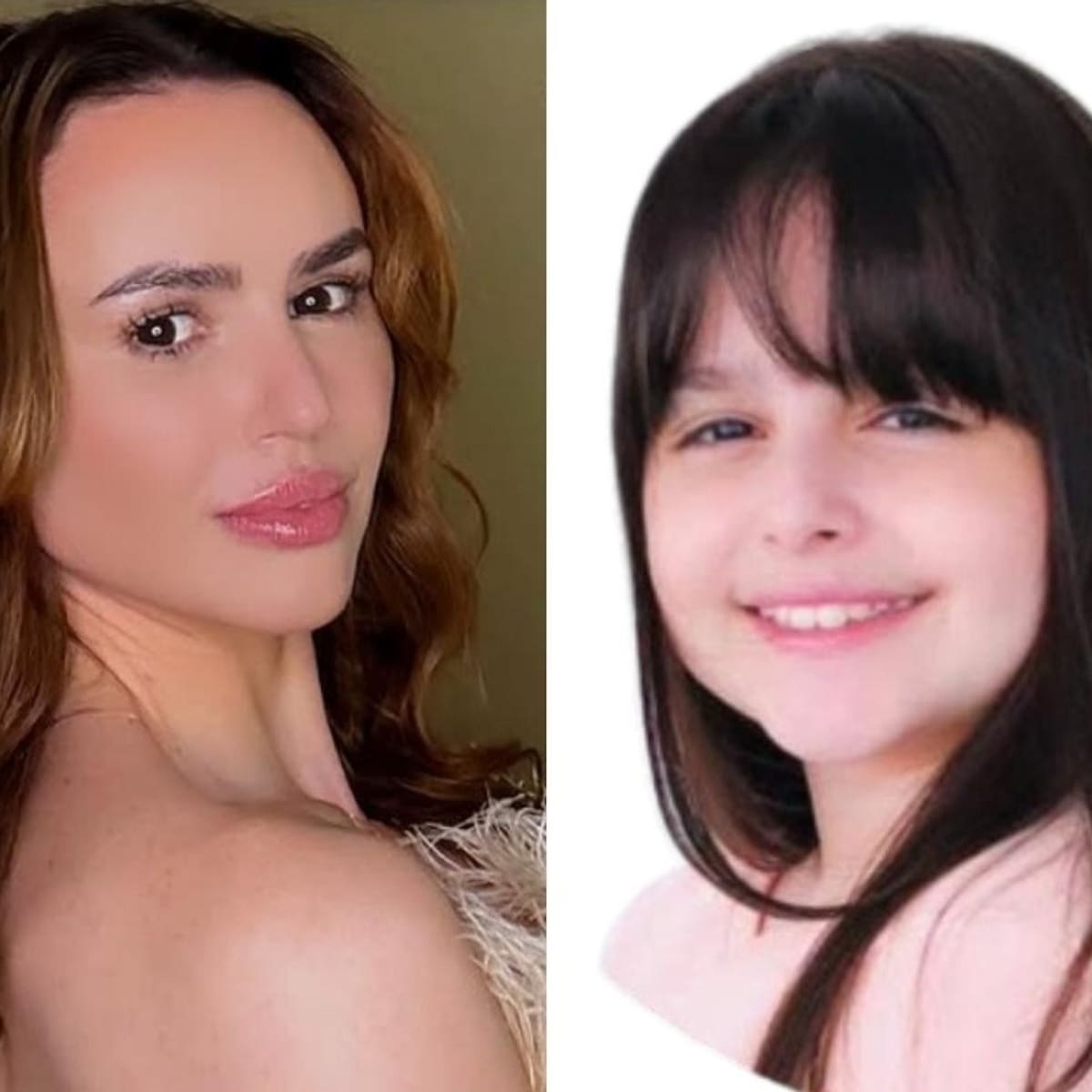 Lidiane Aline Lorenço y su hija. // Foto: tomada de internet
