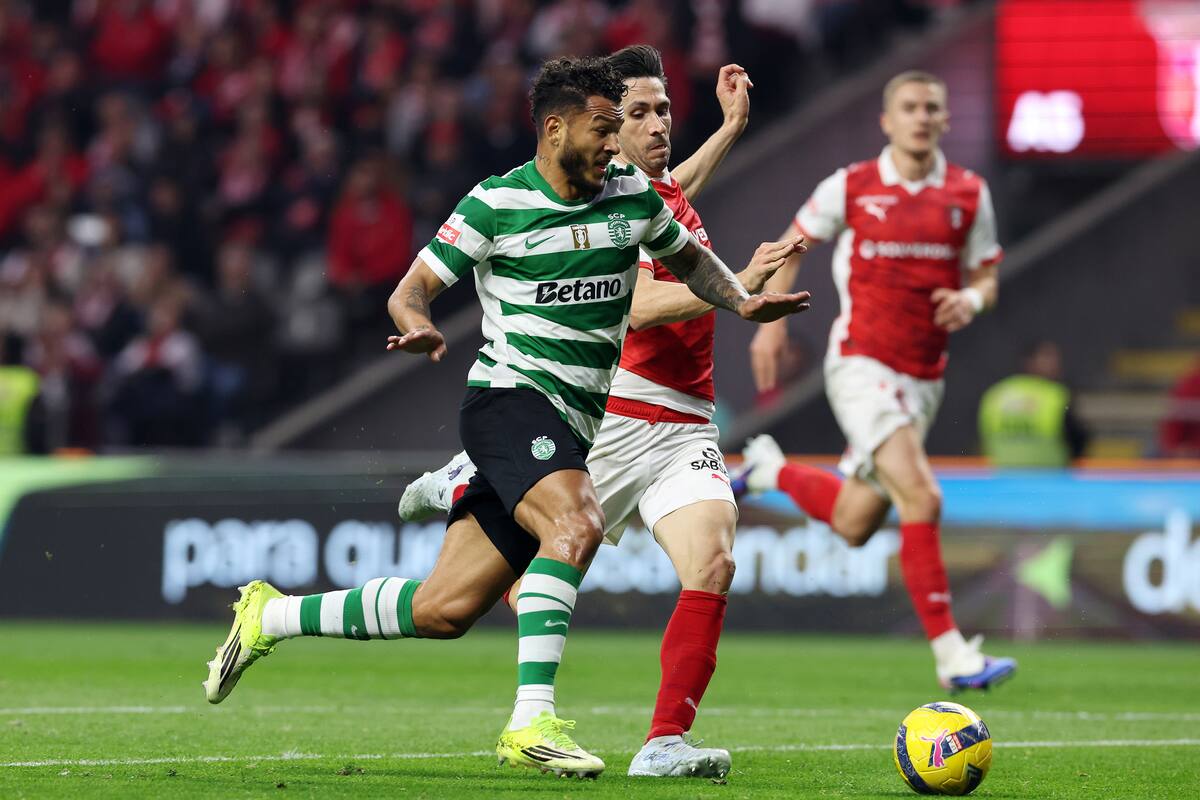 Luis Suárez evidenció un gran desgaste en el partido ante Sporting Braga en Portugal. //Foto, EFE: ESTELA SILVA