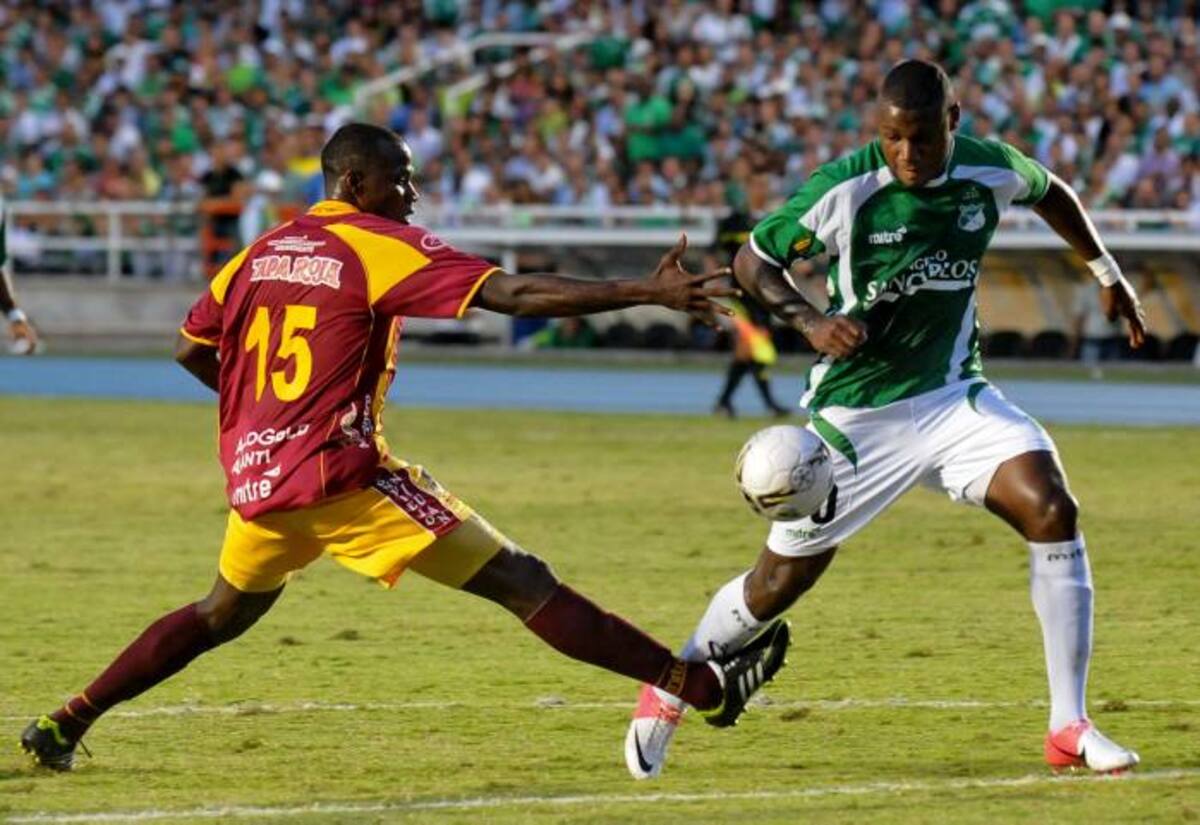En el estadio Pascual Guerrero, de Cali, el Tolima y el Cali empataron 1-1. COLPRENSA