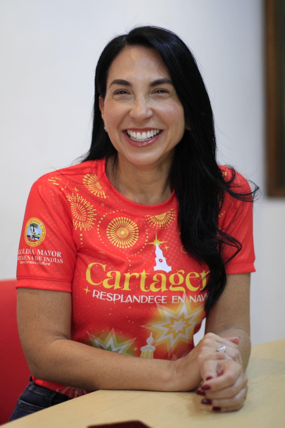 Liliana Majana, primera dama de Cartagena. // Foto: Julio Castaño.