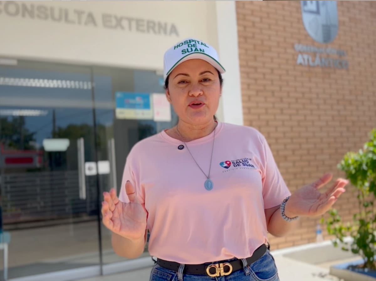 Liliana Orellano, gerente de la ESE Hospital de Suan, Atlántico.//Cortesía DCGDA.