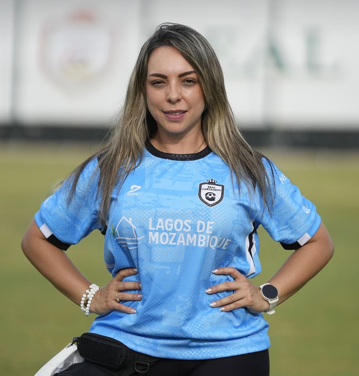 Lina Urrego hace su trabajo con responsabilidad y mucha pasión. Tiene 15 años de experiencia. //CORTESÍA REAL CARTAGENA