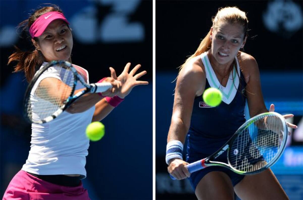 Li Na y Dominika Cibulkova. AFP SAEED KHAN/WILLIAM WEST