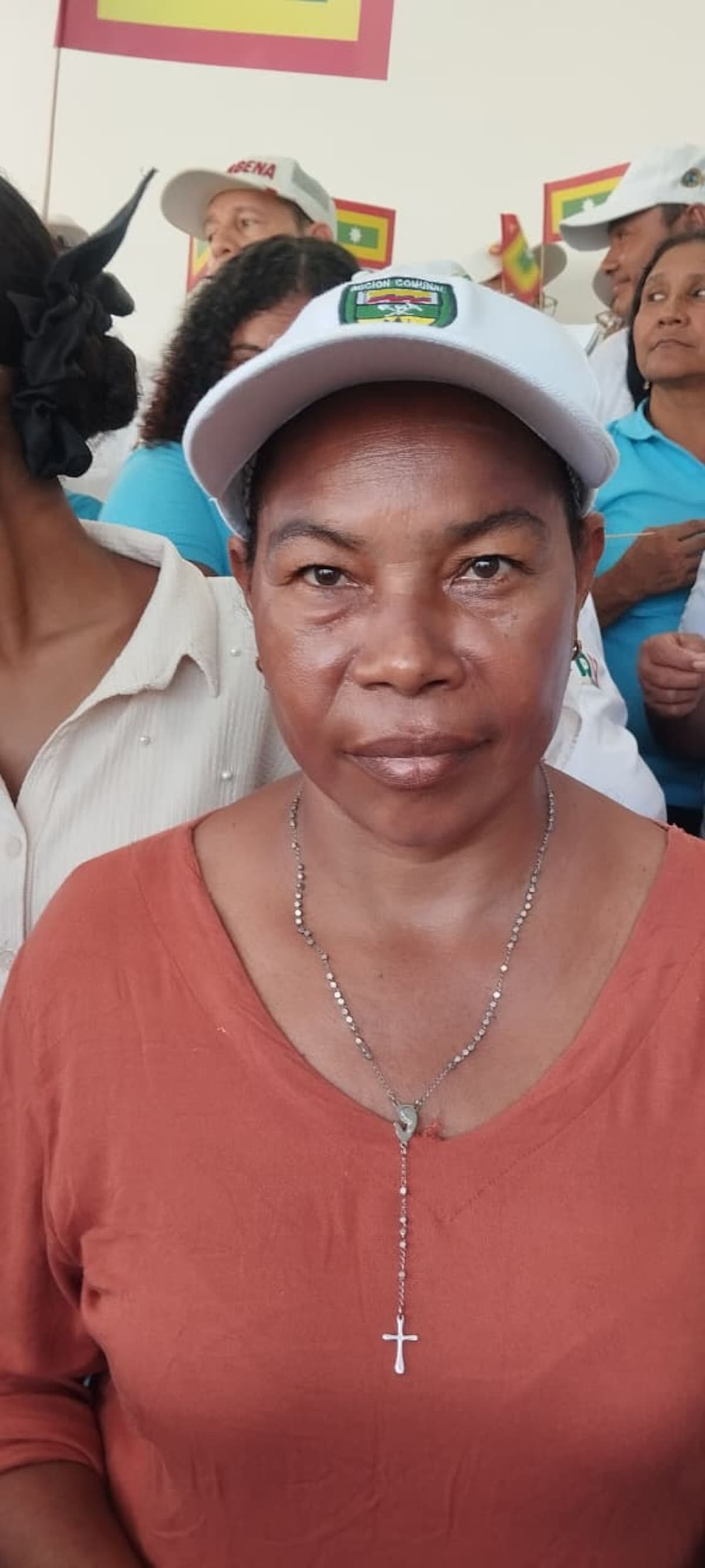 Linei Lara, residente del barrio Nelson Mandela. // Foto: Óscar Díaz Acosta
