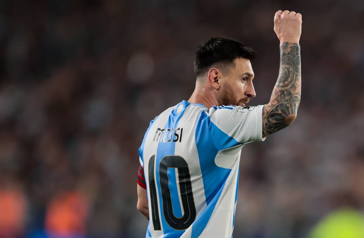 Lionel Messi, delantero de Argentina y su goleador histórico. //EFE