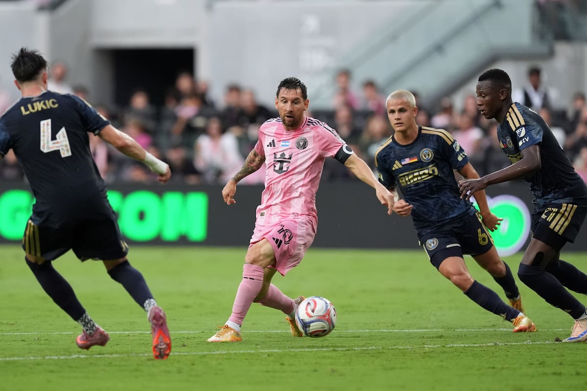 Lionel Messi disputó 73 minutos en el partido contra Philadelphia Union en la MLS. //Foto, AP: Rebecca Blackwell