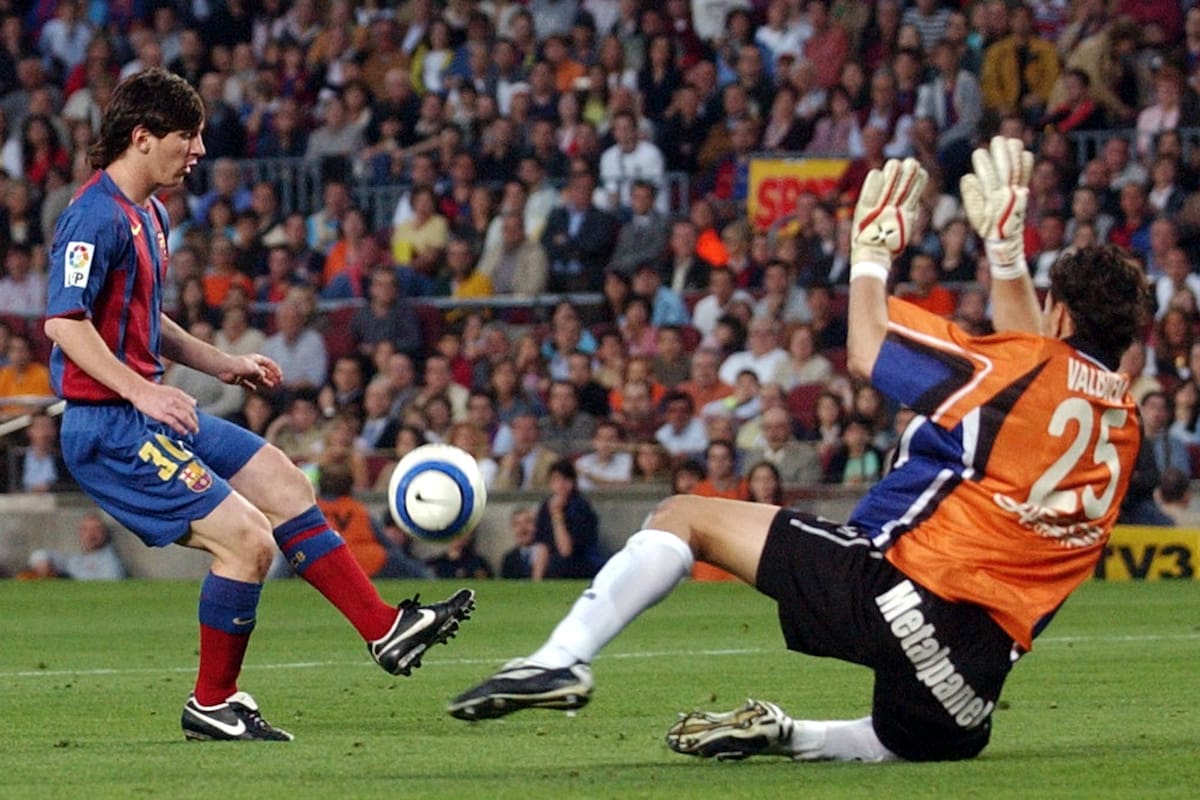 Video: se cumplen 20 años del primer gol de Lionel Messi con Barcelona