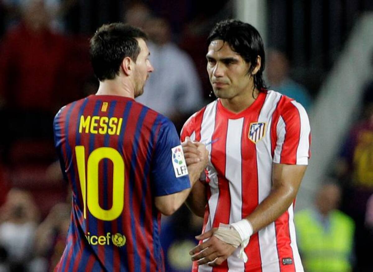 El argentino Leo Messi lidera en solitario la tabla de goleadores. En segunda posición Radamel Falcao AP Emilio Morenatti