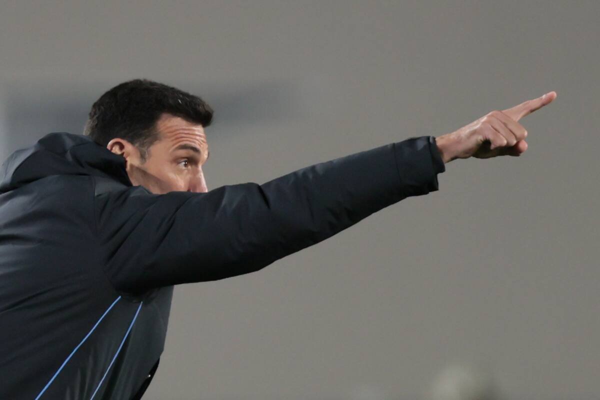 El seleccionador de Argentina Lionel Scaloni. //EFE