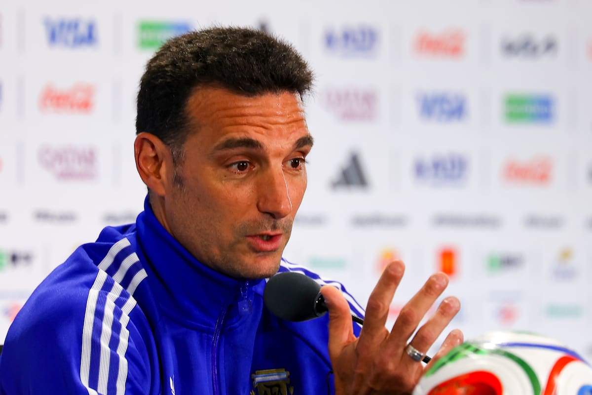 El seleccionador de Argentina, Lionel Scaloni. //Foto, EFE: CHRISTOPHER NEUNDORF