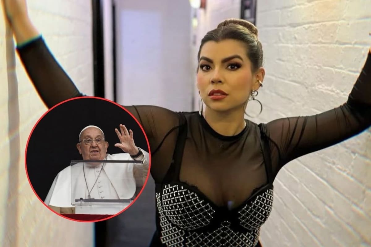 El sentido regalo de una comediante colombiana al Papa Francisco antes de morir