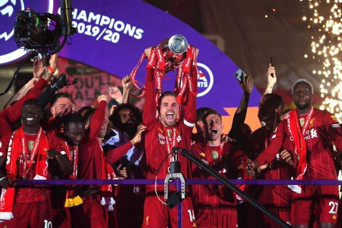 Liverpool se consagró campeón de la Premier League 2019/20. Foto: Archivo