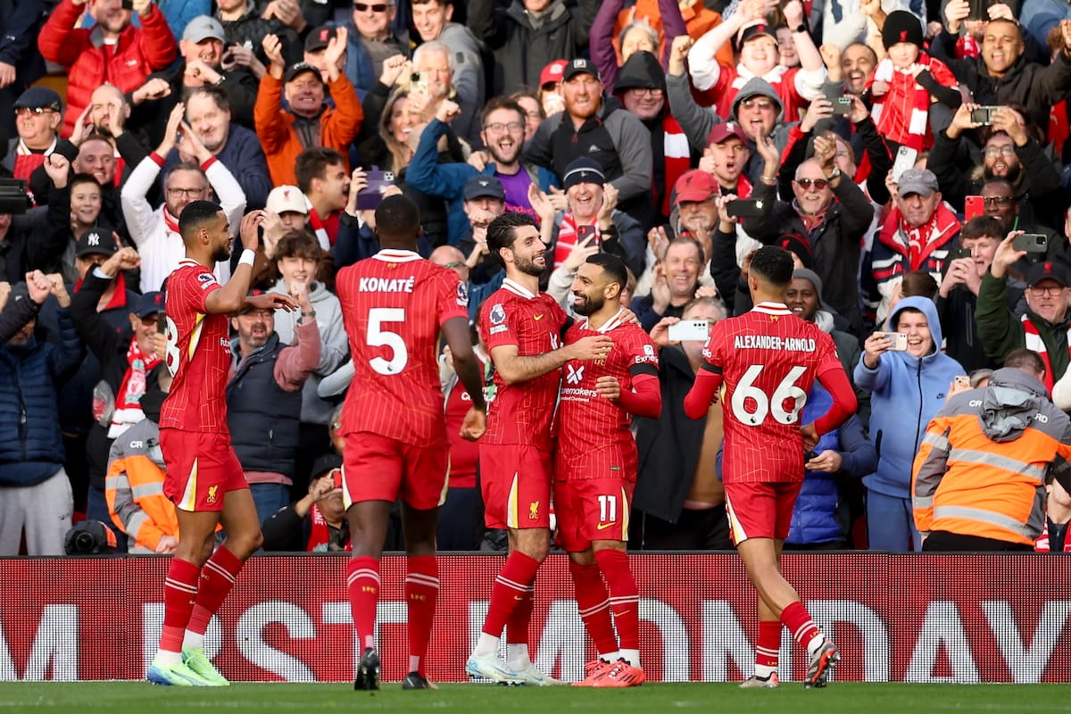 Liverpool ganó y es líder de la Liga Premier: Luis Díaz jugó 25 minutos
