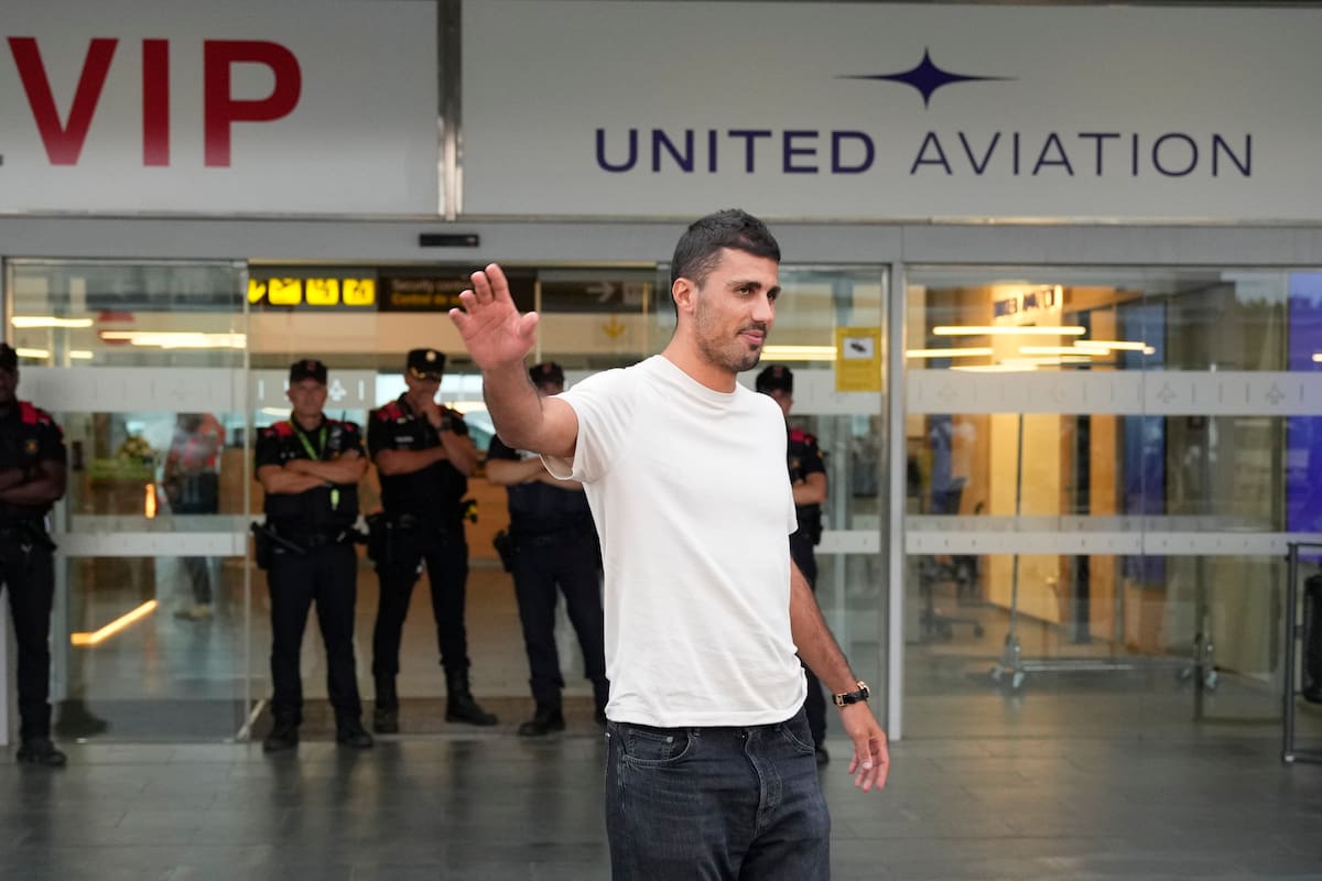 Rodri será nuevo jugador de Barcelona tras su paso por Manchester City. //Foto, EFE: Alejandro García