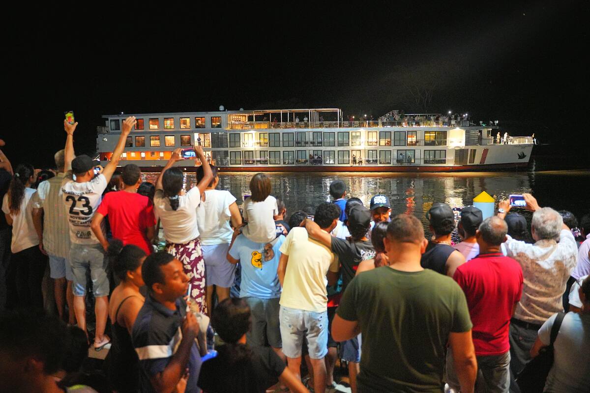 Histórica llegada del crucero fluvial AmaMagdalena a Mompox