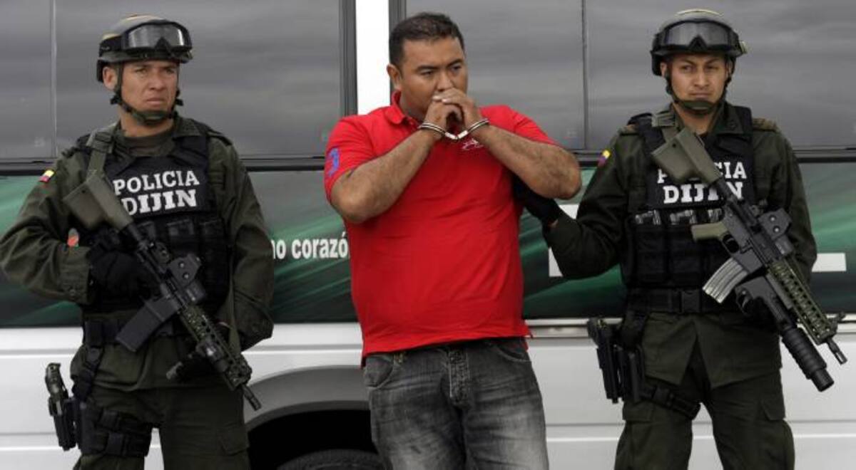 Jorge Luis Alfonso López a su llegada a Bogotá. COLPRENSA