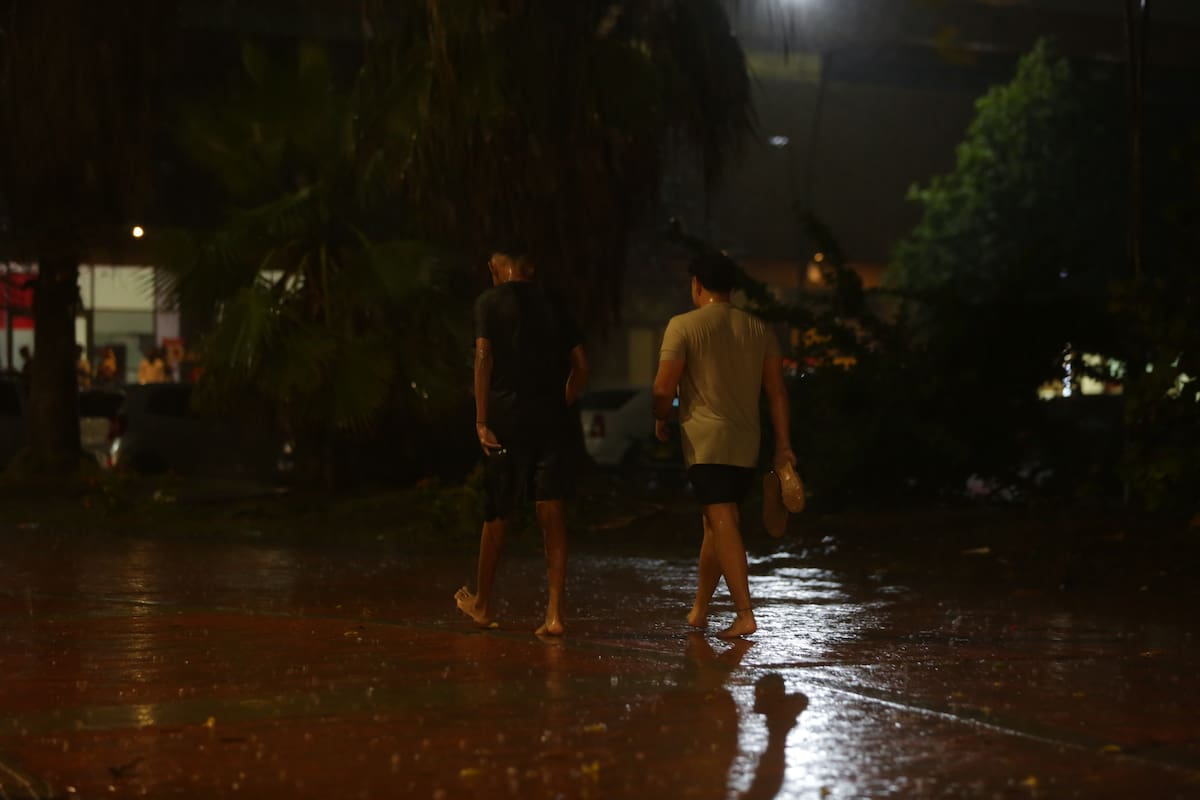 Fuertes lluvias en Cartagena. // Foto: Luis Herrán - El Universal