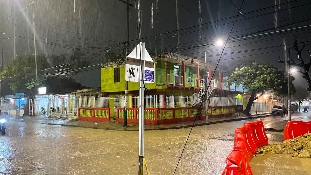 Lluvia en Cartagena. // Foto: cortesía