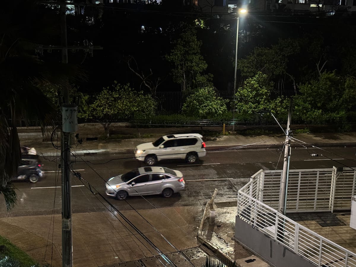 Lluvia en Cartagena. // Foto: cortesía