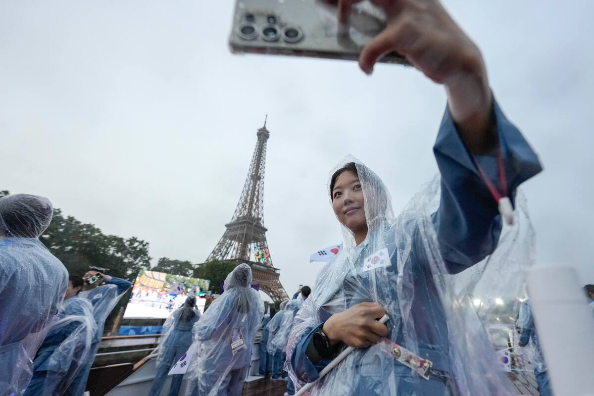 La lluvia: gran protagonista de la ceremonia inaugural de los Juegos Olímpicos