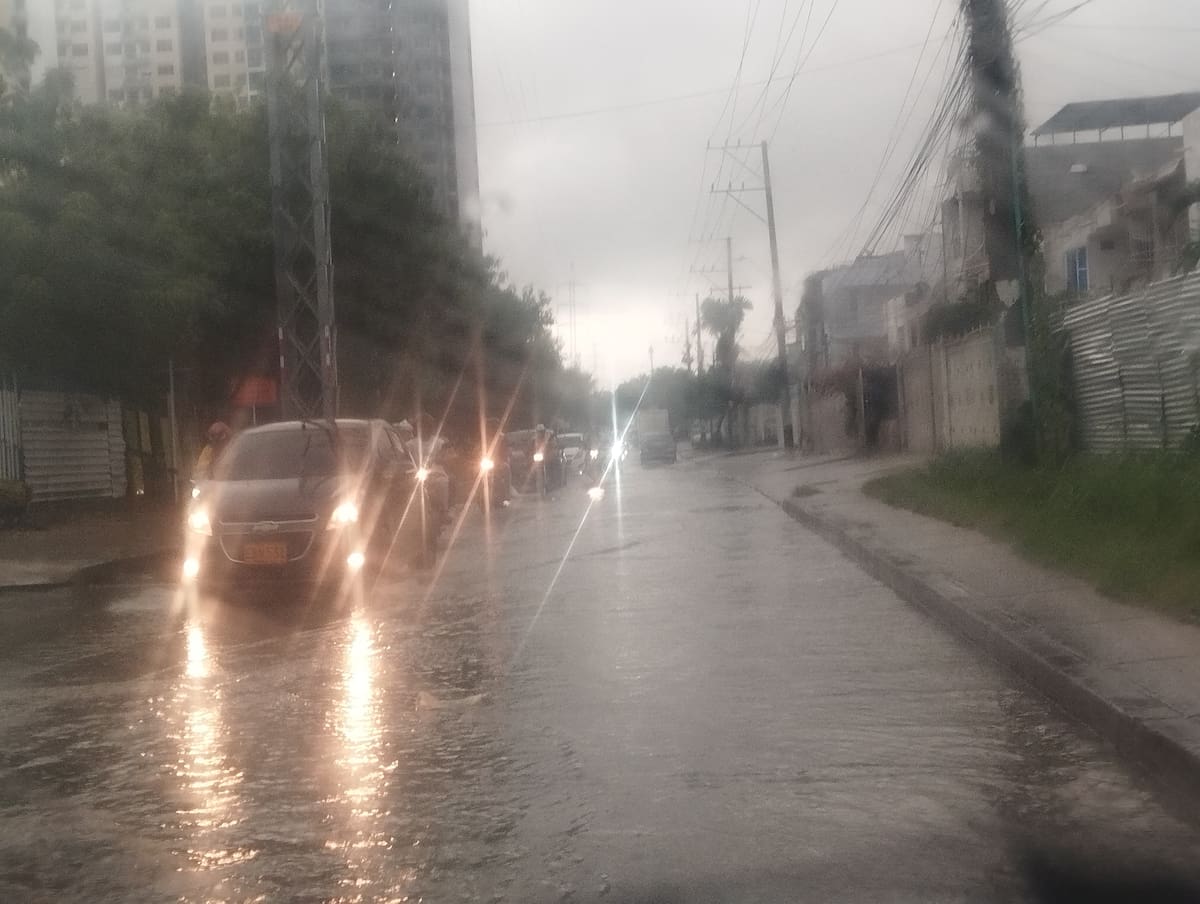 Cartagena bajo la lluvia, así se vivió el fenómeno.// Foto: Óscar Díaz - El Universal