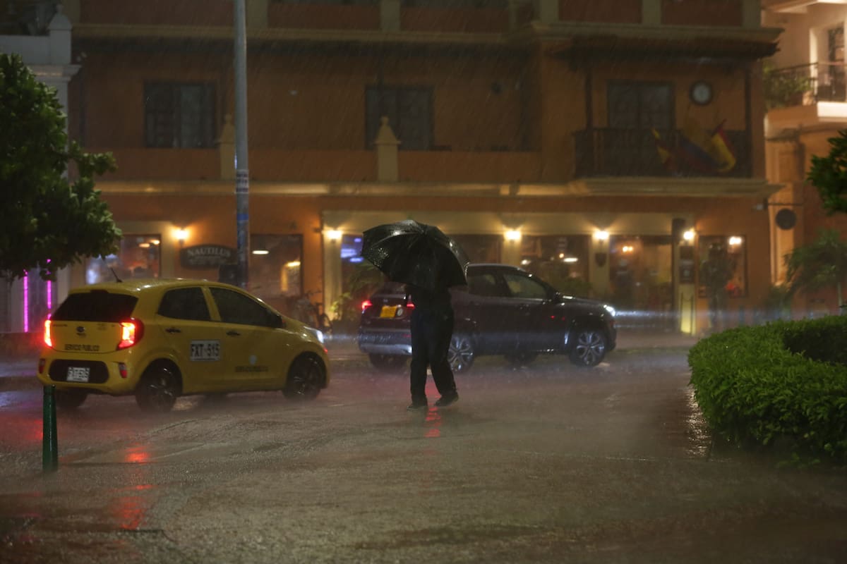 Tormenta en Cartagena. // Foto: Luis Herrán - El Universal