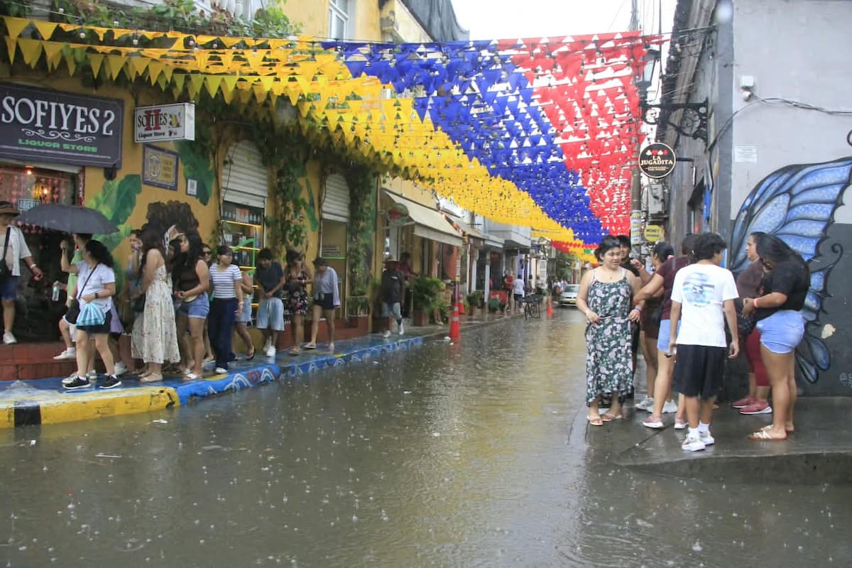 Se han registrado lluvias en Cartagena a pesar del calor. // Julio Castaño - El Universal