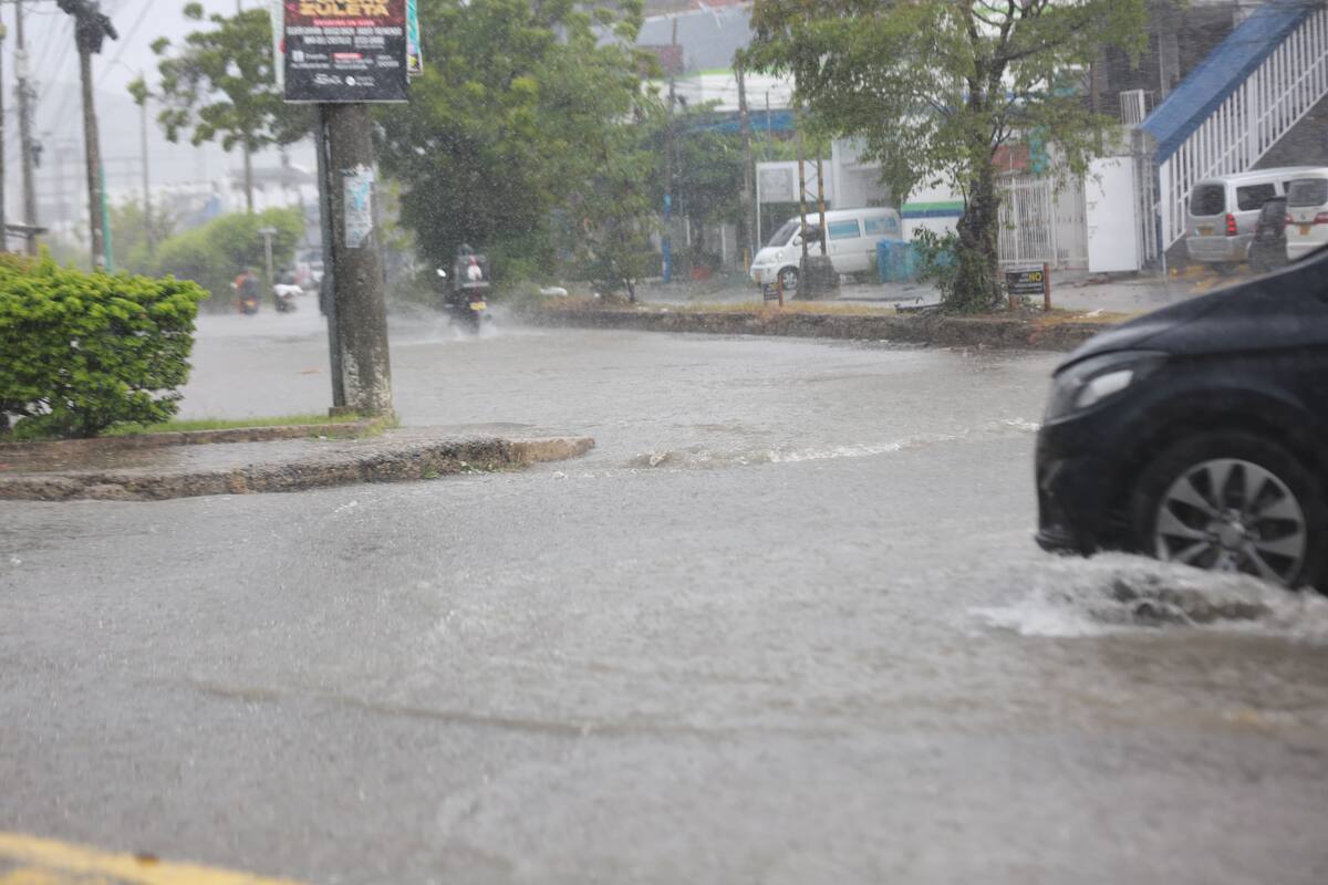 Cartagena bajo la lluvia, así se vivió el fenómeno.// Foto: Óscar Díaz - El Universal
